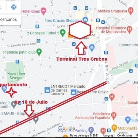 شقة N5-1 Apartamento Proximo Tres Cruces Centrico مونتيفيديو المظهر الخارجي الصورة